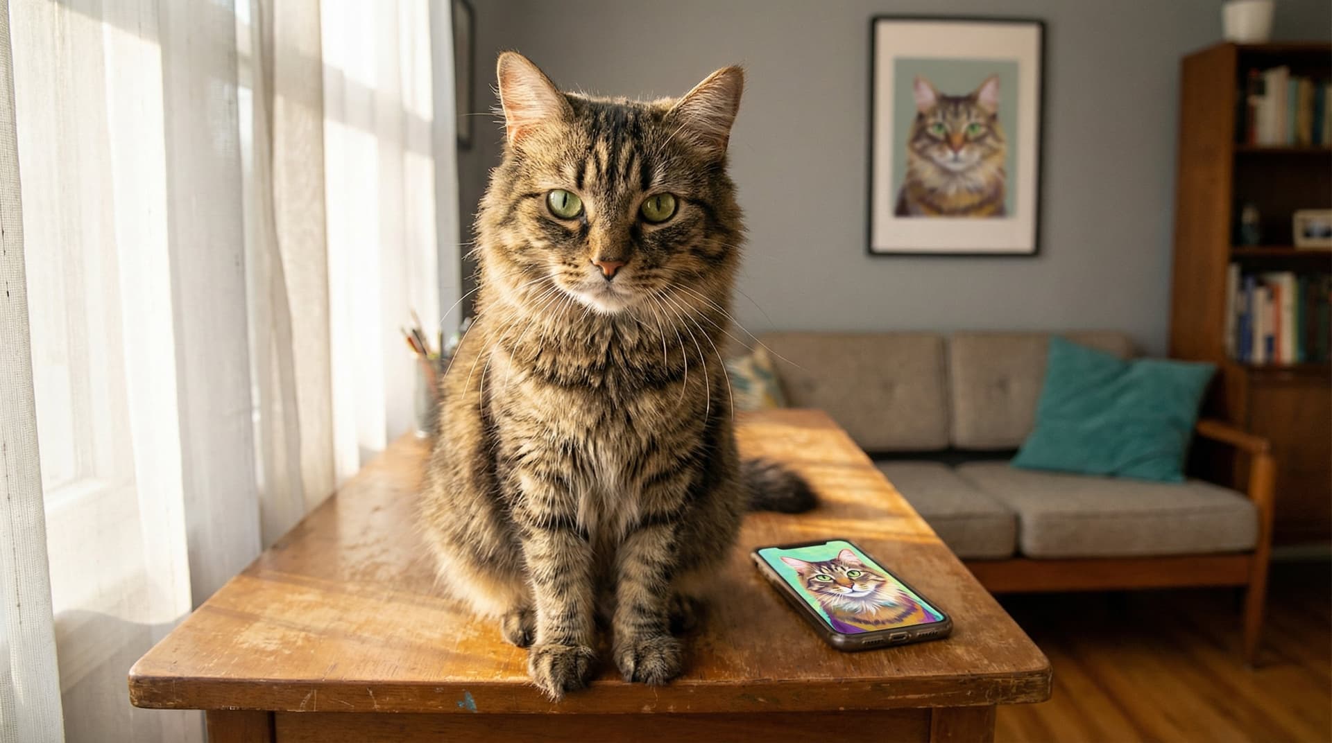 Custom Cat Portrait From Photo: How to Turn Your Favorite Snapshot Into Stunning Wall Art