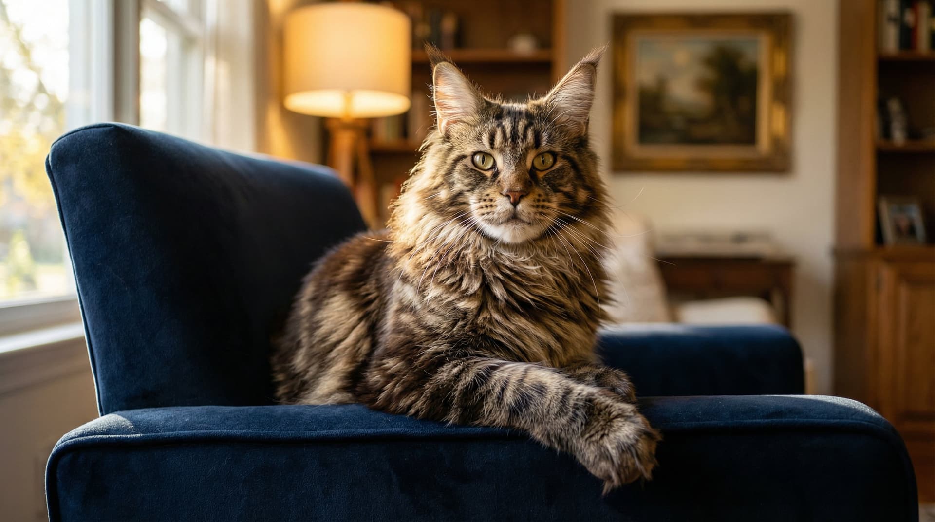 Maine Coon Portrait: How to Turn Your Majestic Cat Into Stunning Wall Art