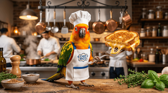 National Grilled Cheese Day - Grilled Cheese (Chef) style portrait