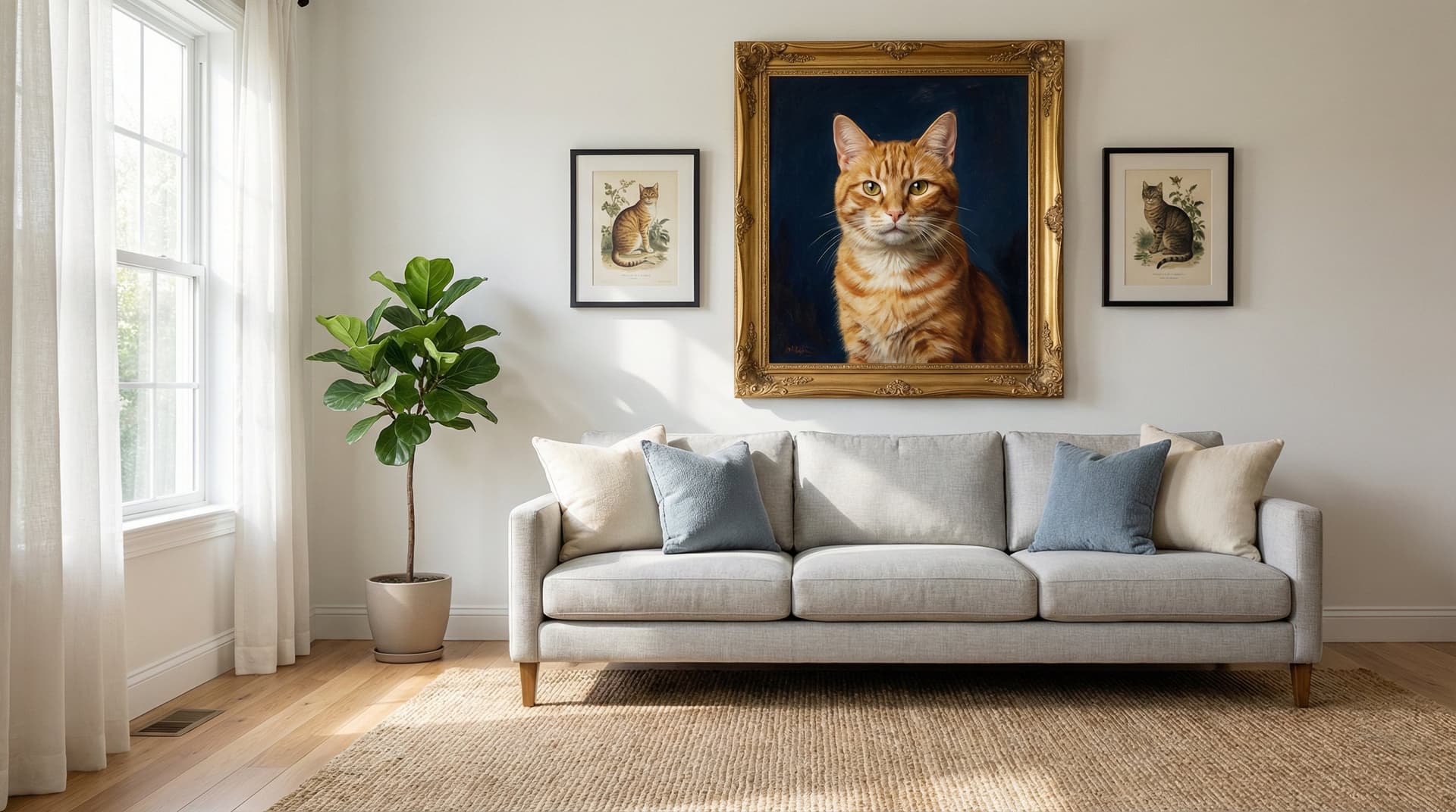 How to Display Cat Portraits at Home – Creative Ideas to Showcase Your Custom Cat Art